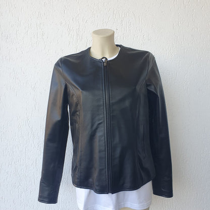 Giacca in Nappa senza collo - Donna