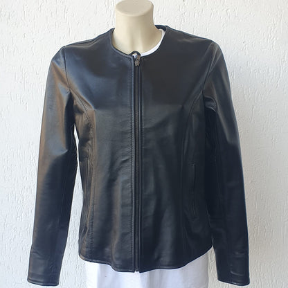 Giacca in Nappa senza collo - Donna