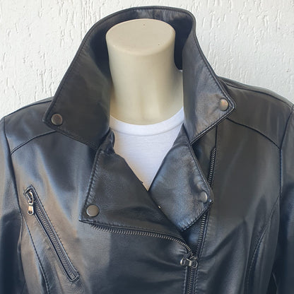 Chiodo in Nappa nera - Donna